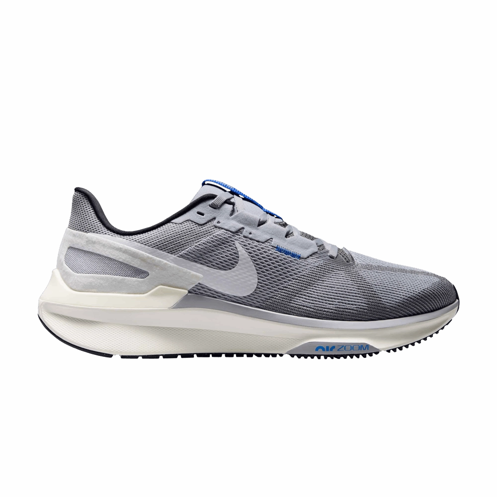Nike Gym Shoe Men's Nike Structure 25, Smoke Grey/White-Wolf Grey, 11 D Medium