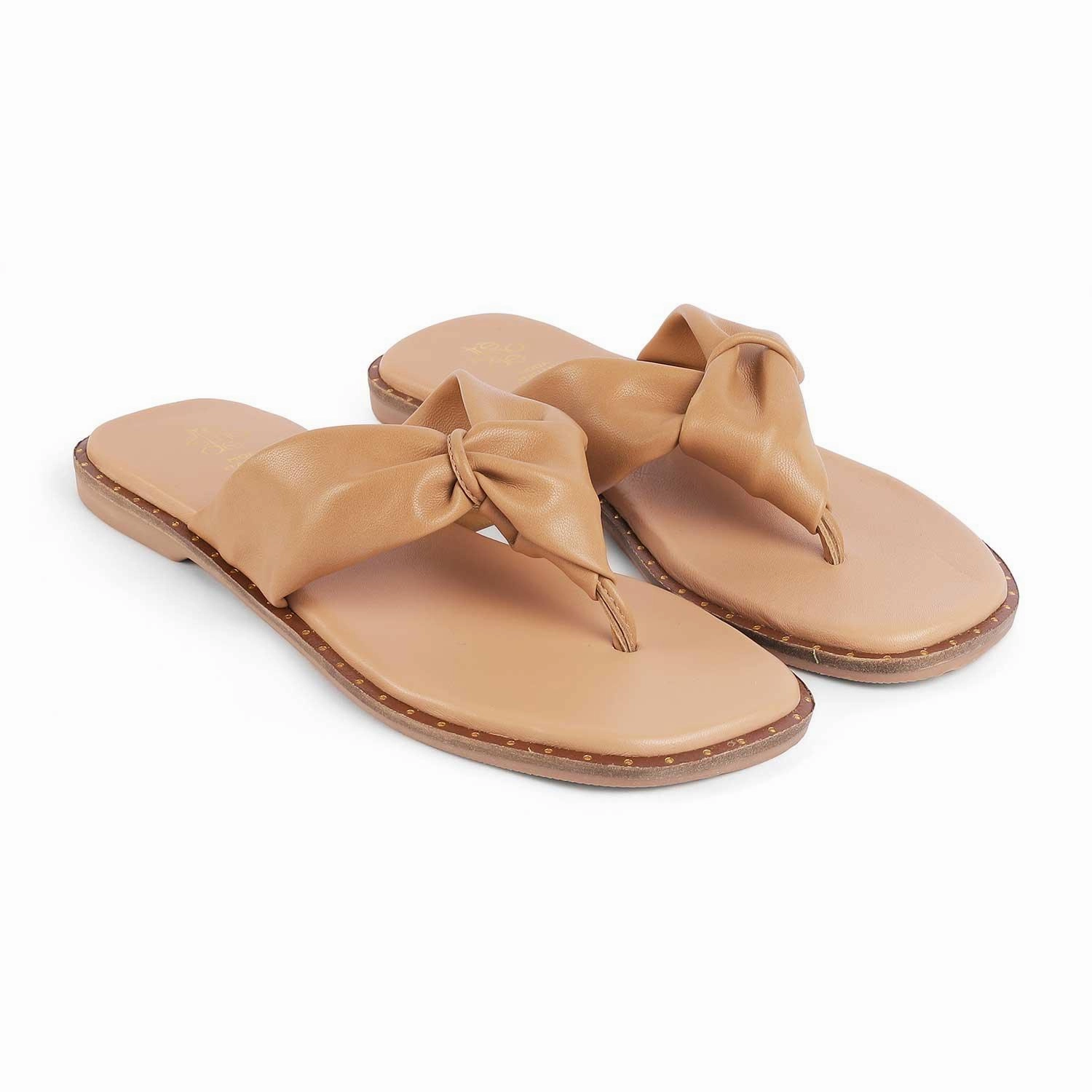 Shoe Laces Flat Tresmode Tie Tan Women's Casual Flats