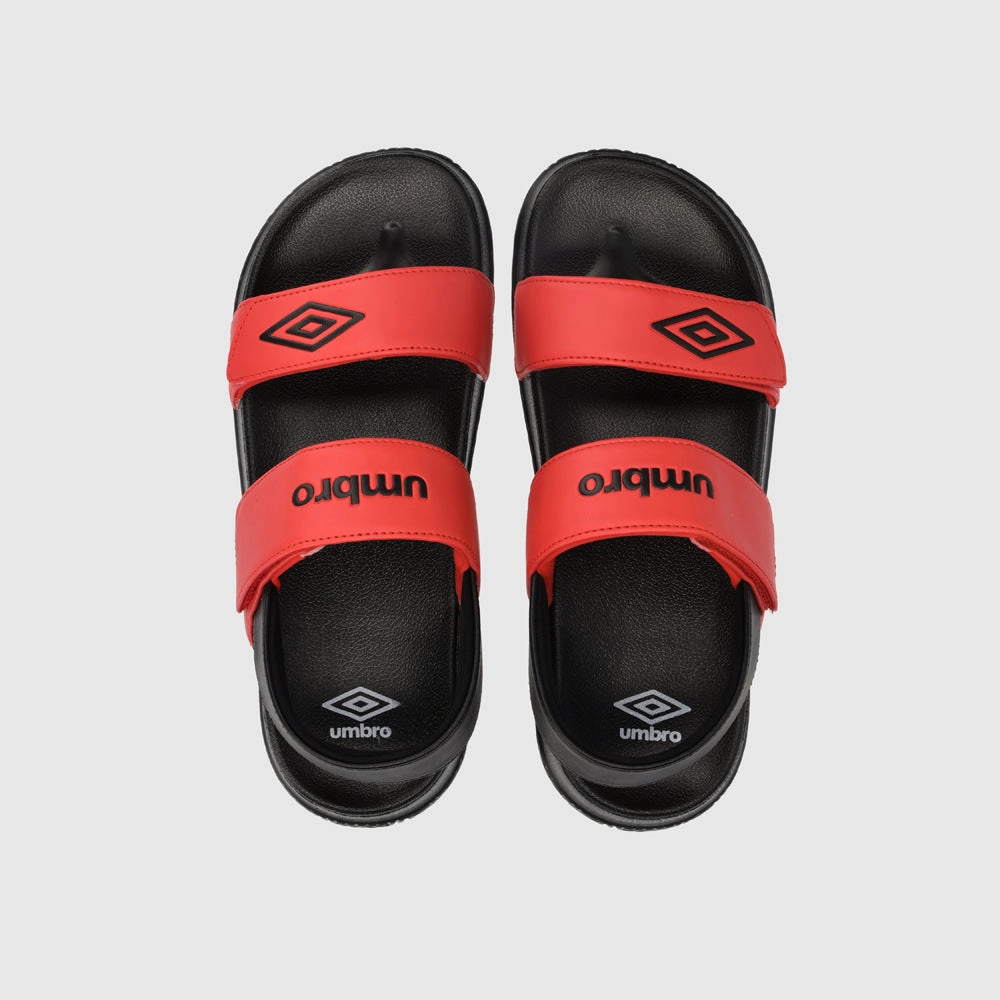 Socks To Wear With Slippers Umbro Youth Embossed Strap Sandals Red