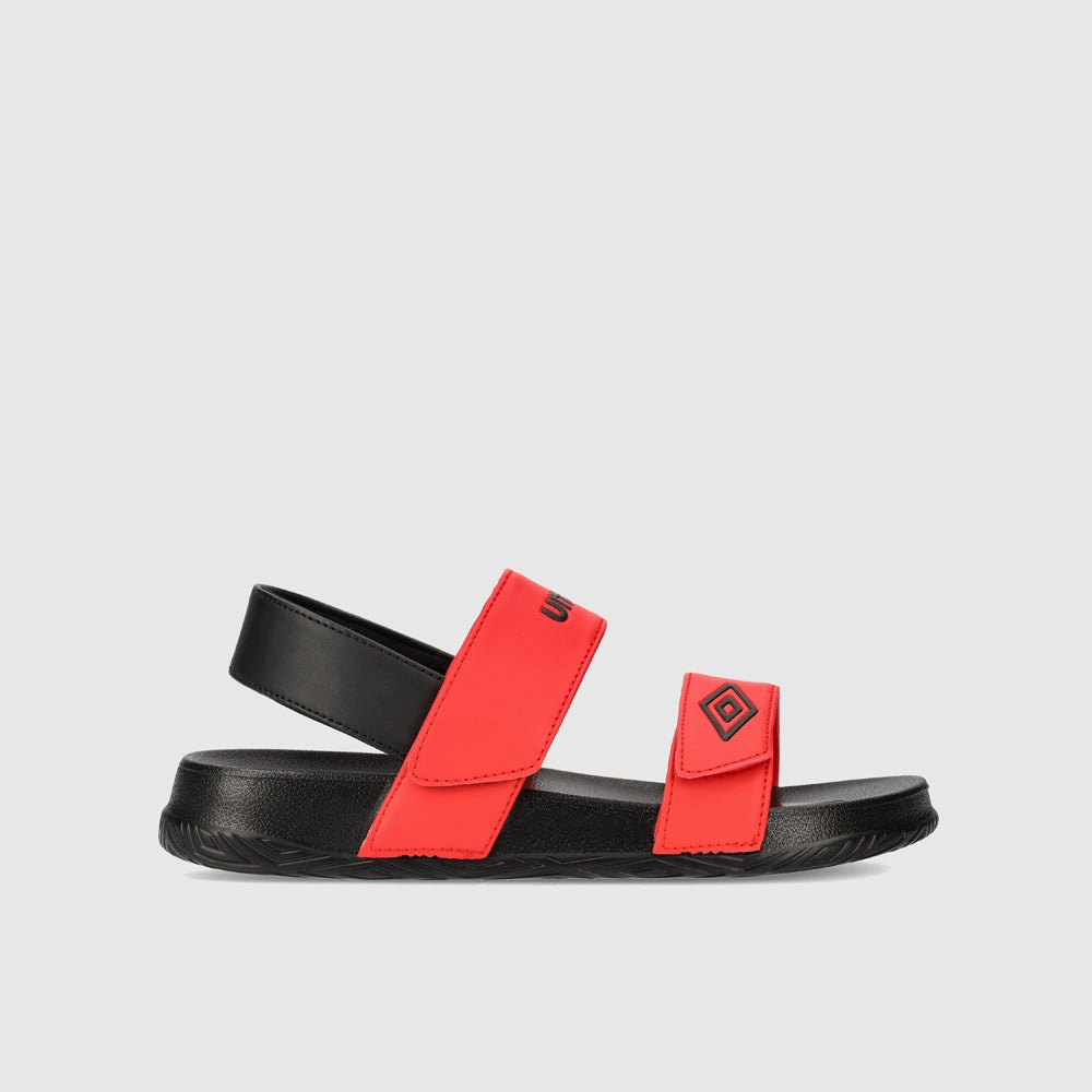 Umbro Youth Embossed Strap Sandals Red Slide On Sneakers