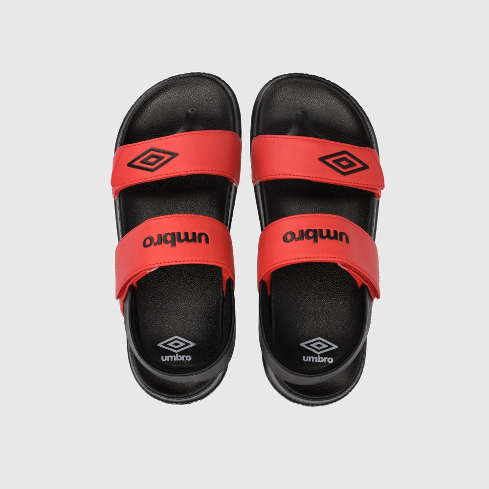 Flip Flops Vs Slides Umbro Youth Embossed Strap Sandals Red