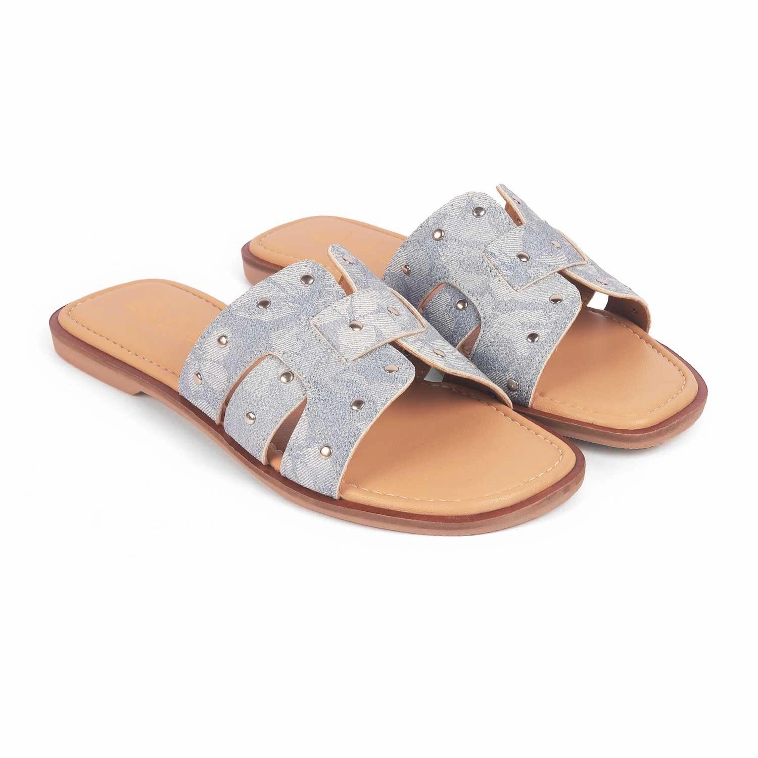 Tresmode Adren Blue Women's Casual Flats Flat Shoe Boxes