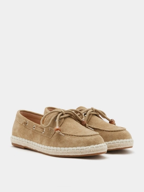 Light Loafers Misha Suede Espadrille Loafers