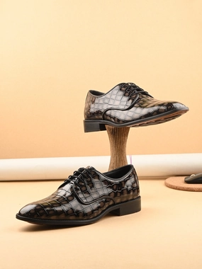 Ned Lace-up Boot Louvre Leather Party Derby