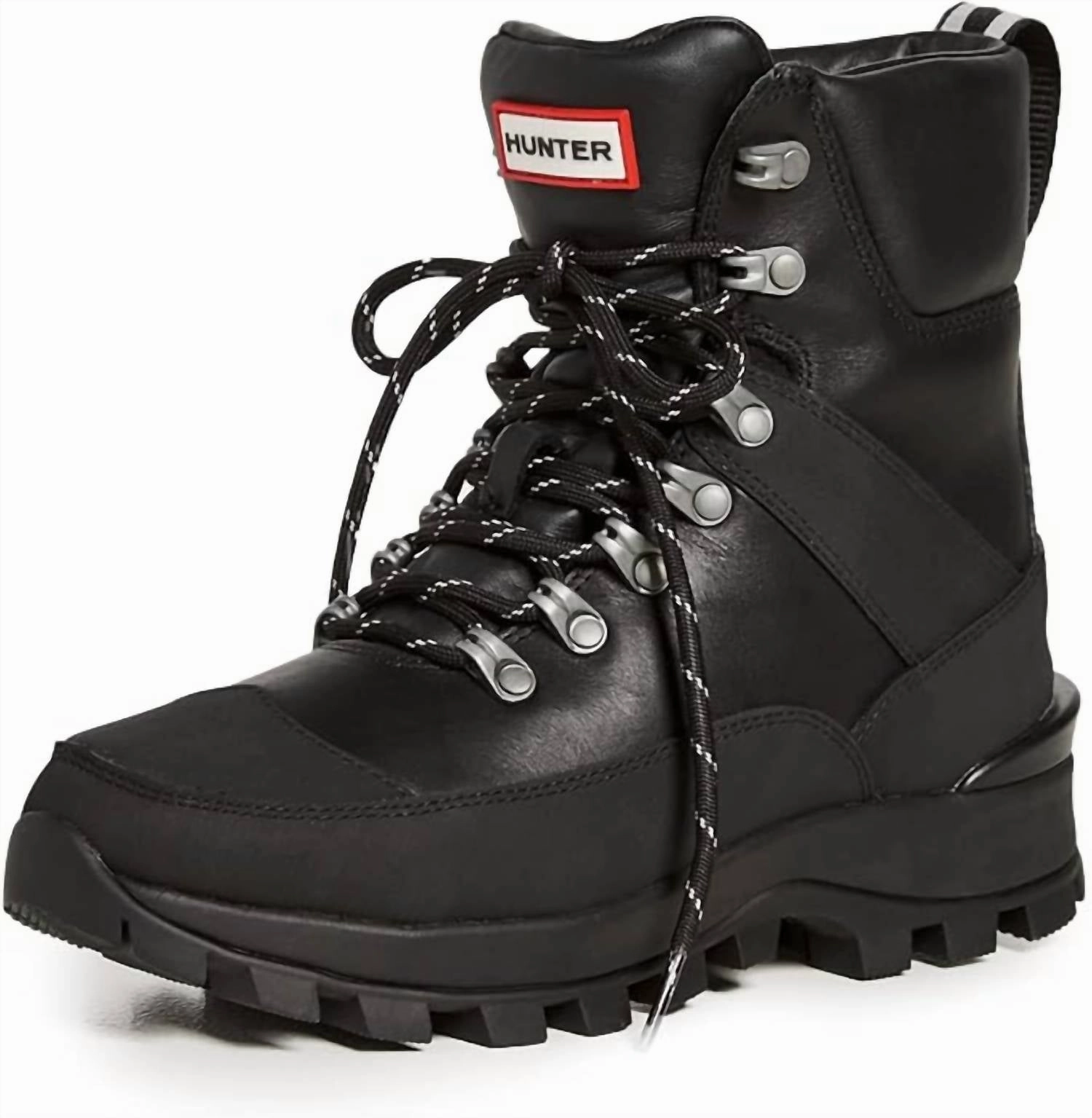 Women's Commando Boots In Black Curves And Combat Boots
