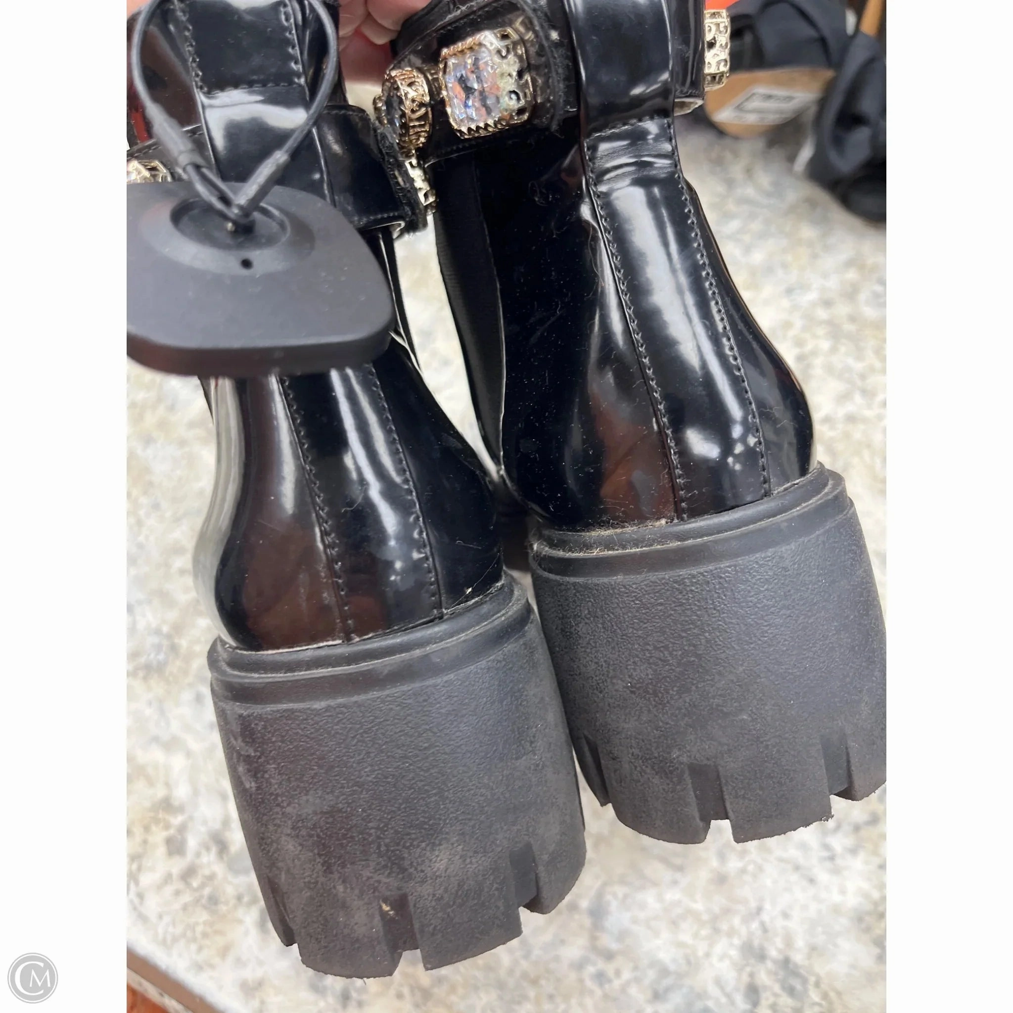 Boots Combat By Steve Madden In Black, Size: 8.5 Thick Heel Combat Boots