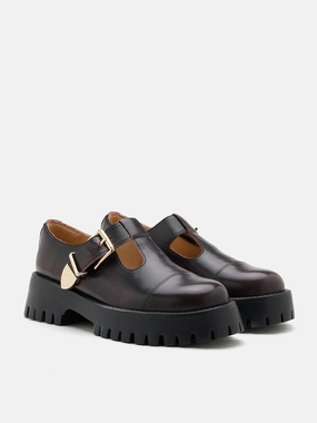 Monk Strap Loafers Blanquer T-Bar Mary Jane Loafers