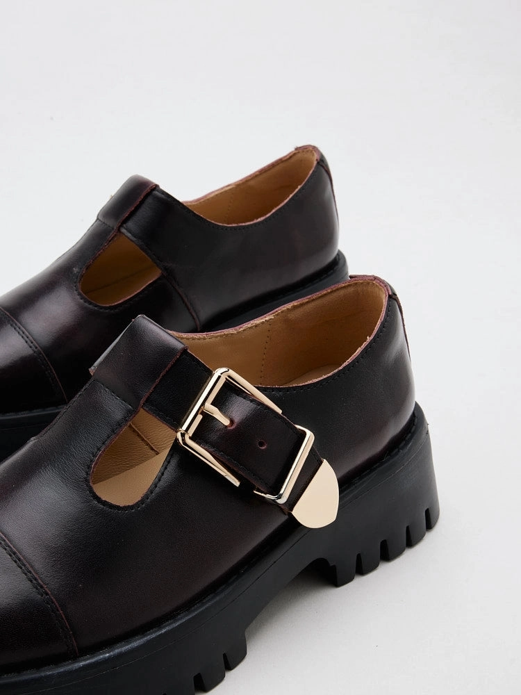 Blanquer T-Bar Mary Jane Loafers Loafers 1950s