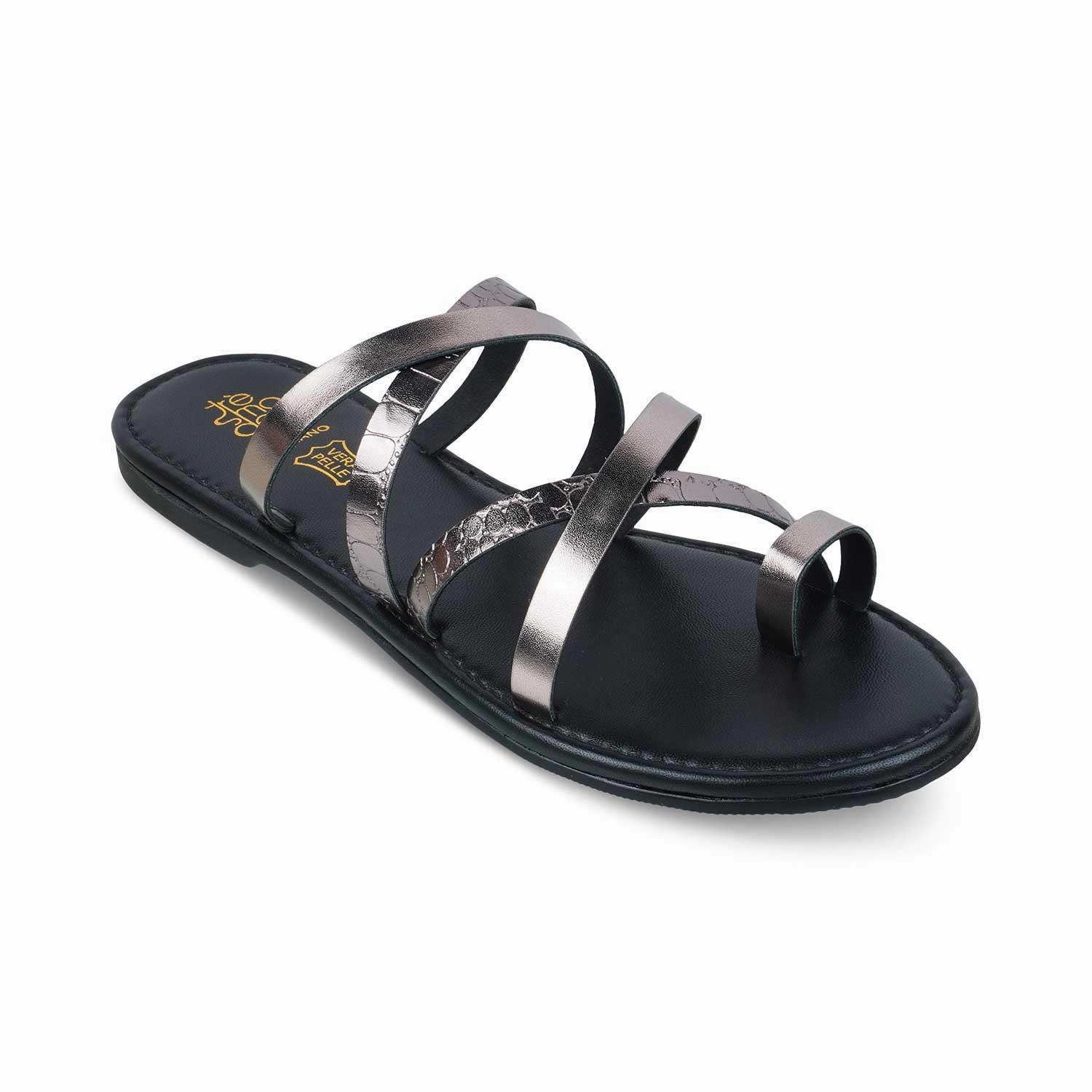 Orthopedic Shoes Toddlers Flat Feet The Retrip Pewter Women's Dress Flats Tresmode