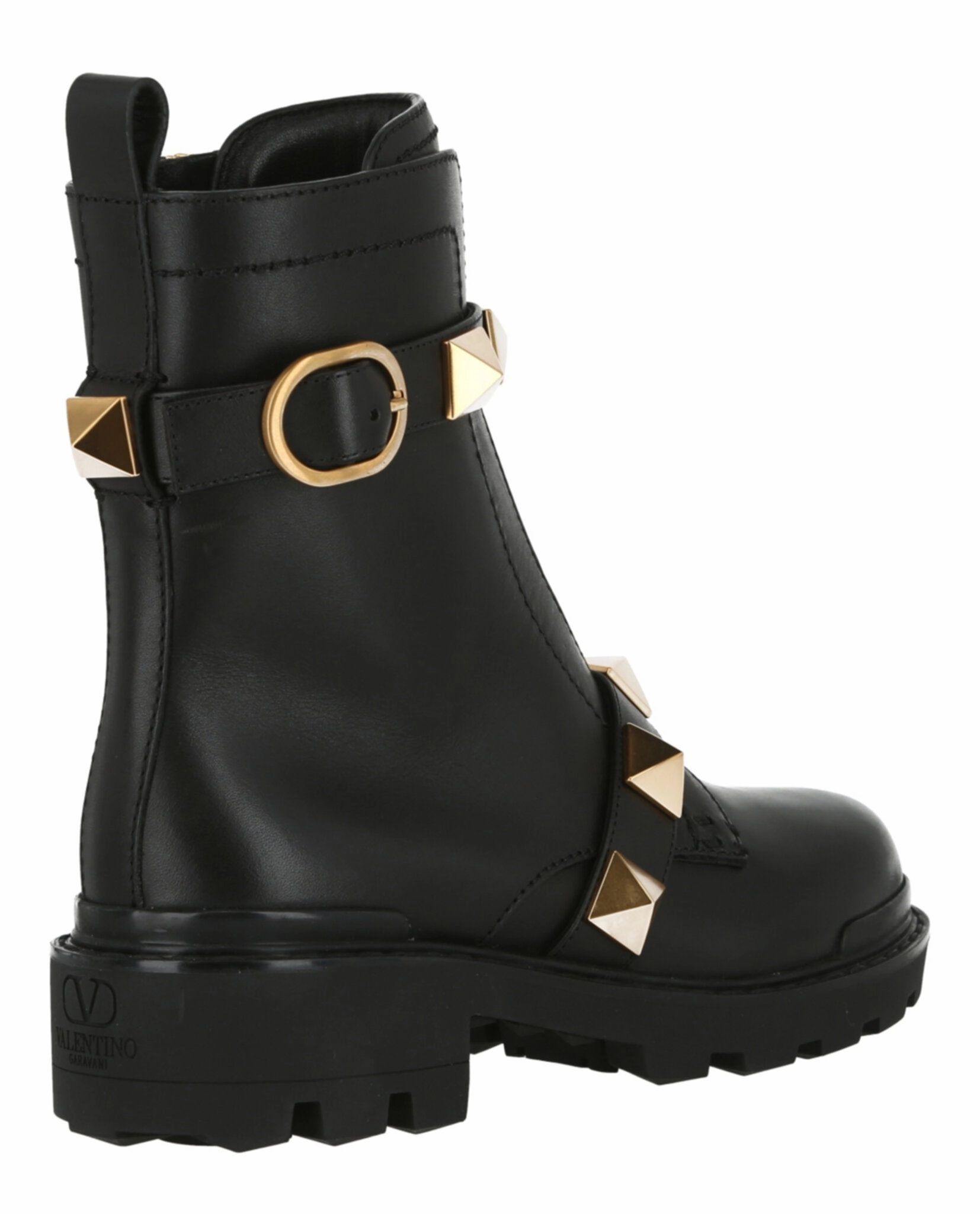 German Combat Boots Roman Stud Ankle Combat Boots