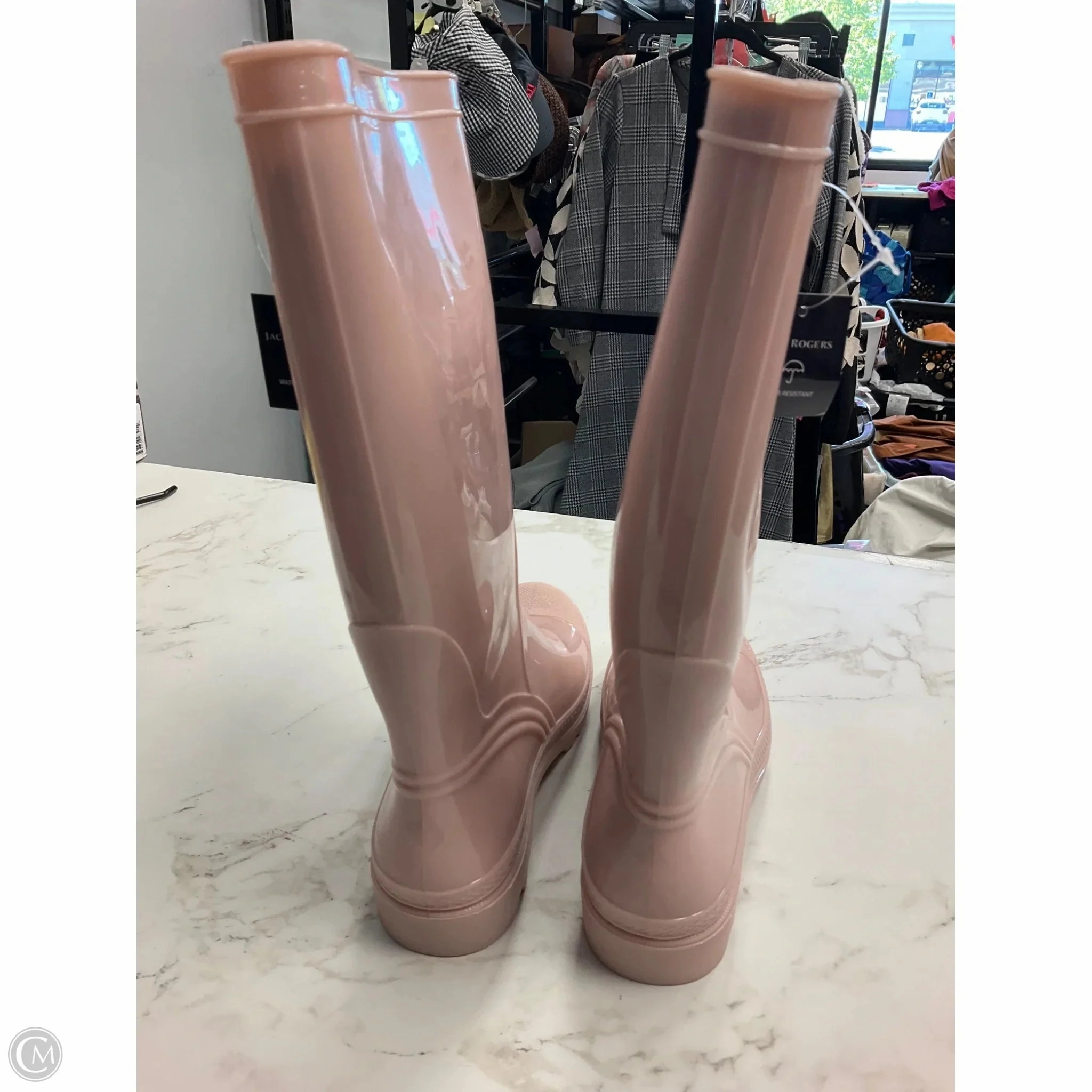 Boots Rain By Jack Rogers In Pink, Size: 10 Walking In Rain Boots