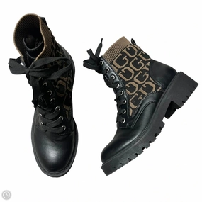Boots Combat By Guess In Black & Tan, Size: 6 Combat Boots With Dress Pants