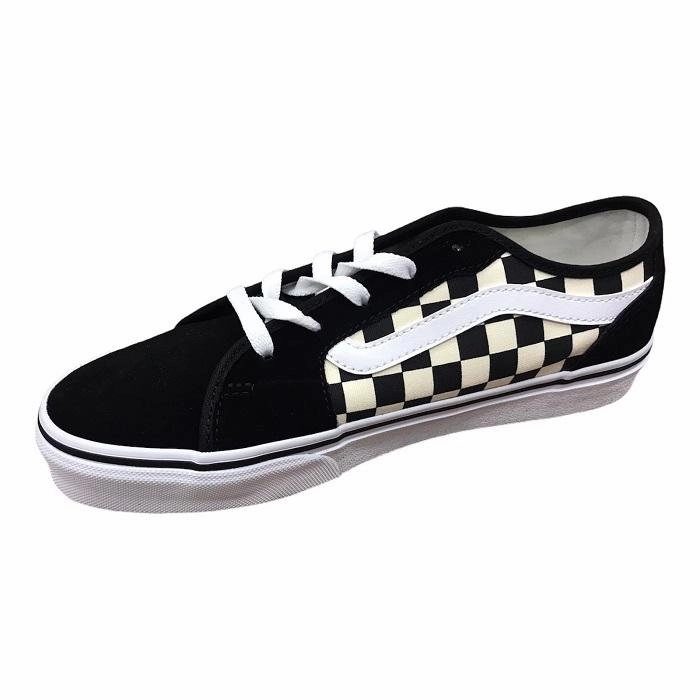 Sneakers Movie Cast Vans scarpa sneakers da donna a fantasia scacchi Filmore Decon VN0A45NM5GX1 nero bianco