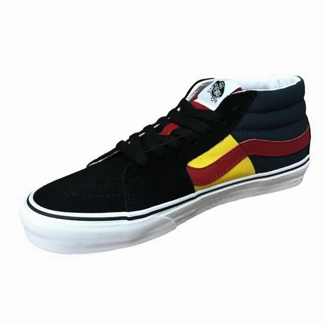 Vans scarpa sneakers da uomo SK8 Mid (Otw Rally) VN0A3WM3VXU1 nero-giallo-grigio Oxford Sneakers