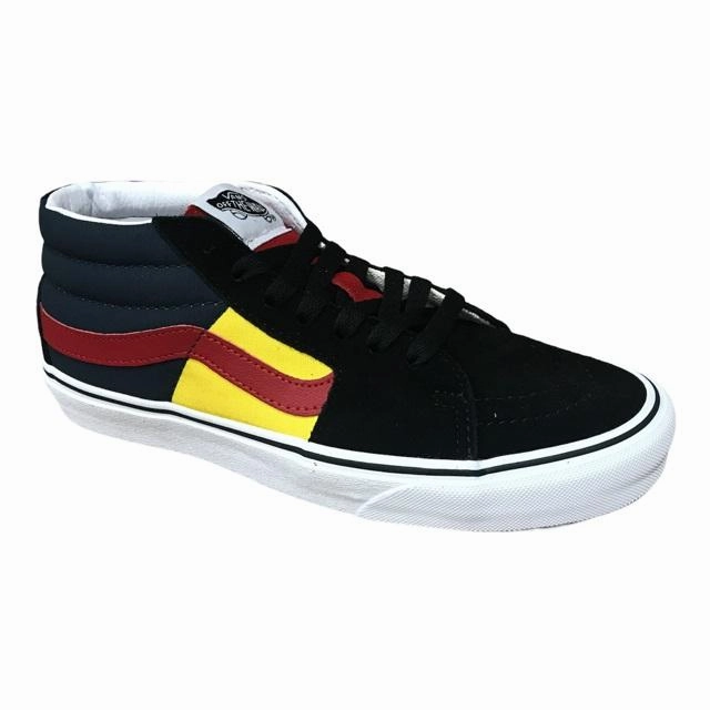 Vans scarpa sneakers da uomo SK8 Mid (Otw Rally) VN0A3WM3VXU1 nero-giallo-grigio Sneakers Sales