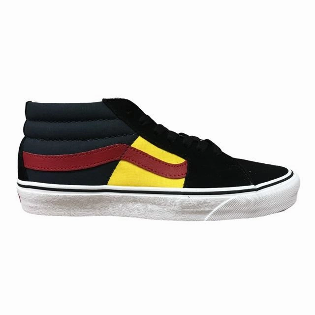 Vans scarpa sneakers da uomo SK8 Mid (Otw Rally) VN0A3WM3VXU1 nero-giallo-grigio Spinning Sneakers