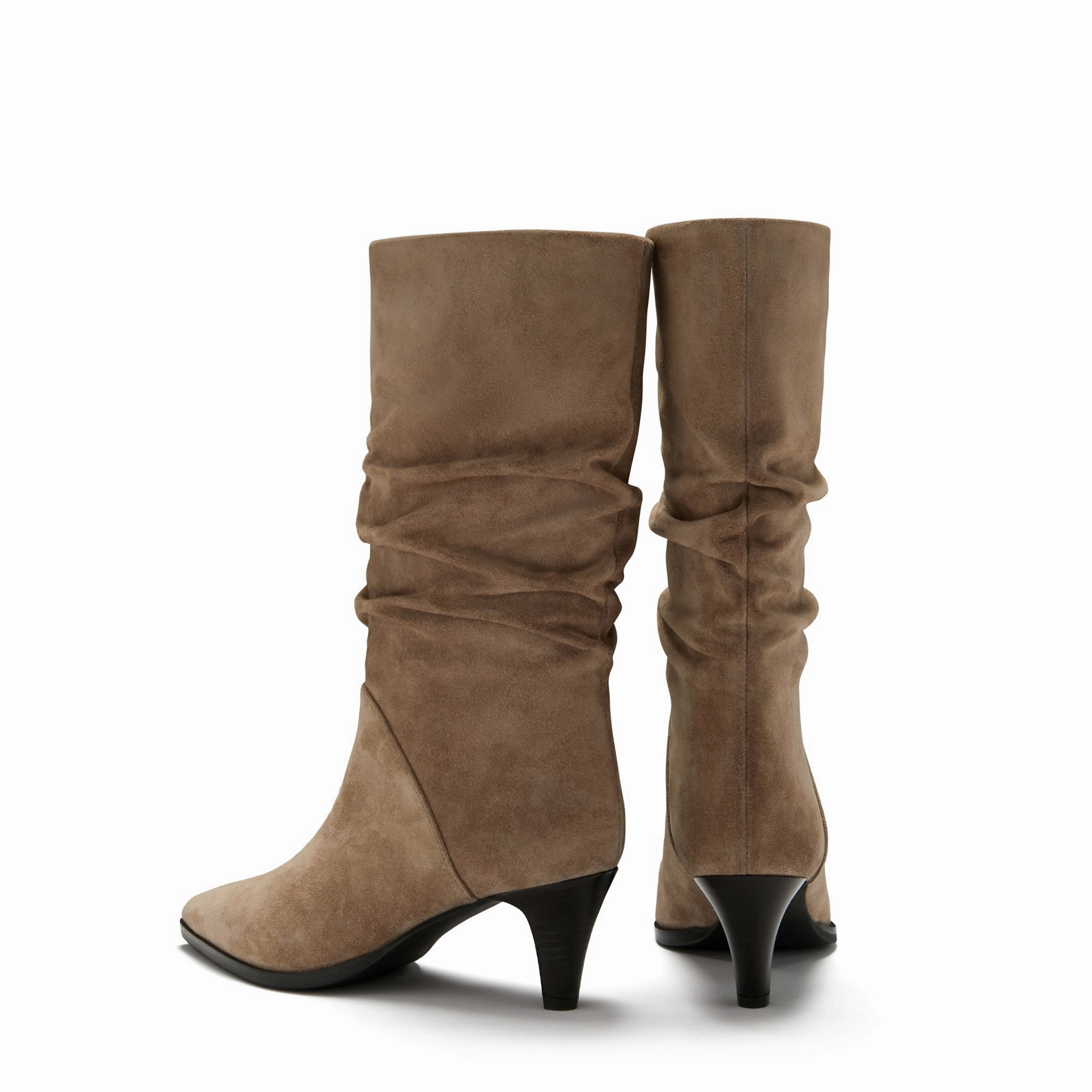 Wade Boots Vendme Margot taupe suede boots