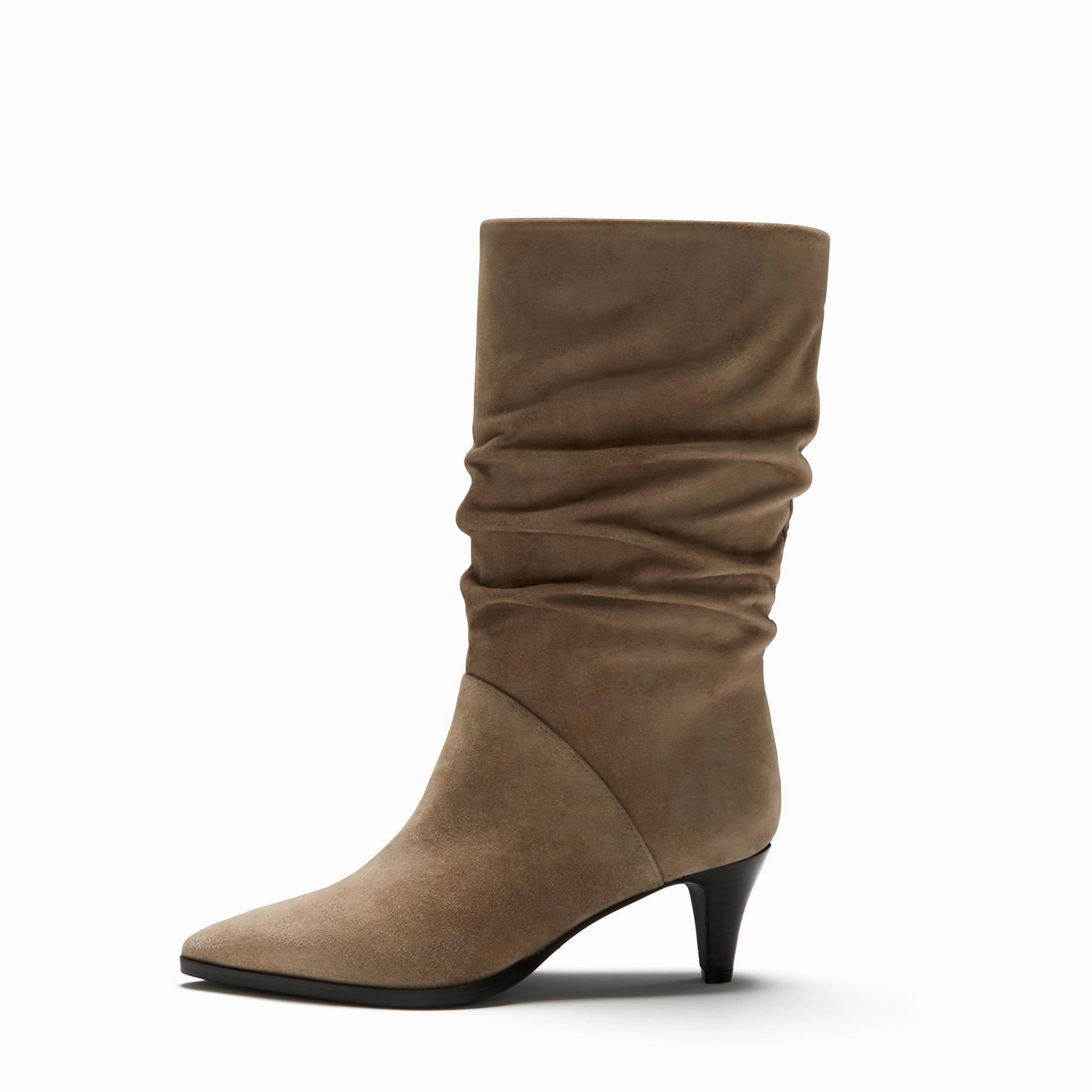 Boots For Bikers Vendme Margot taupe suede boots
