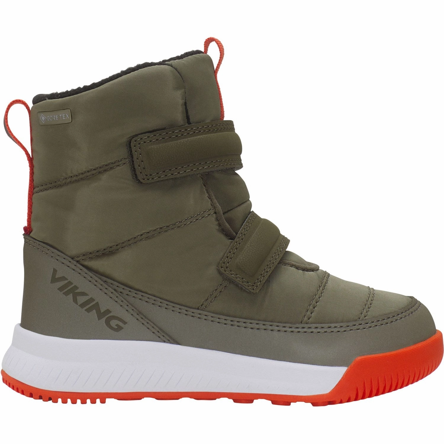 VIKING Olive/Red Aery Reflex Warm GTX 2V Beige Western Boots