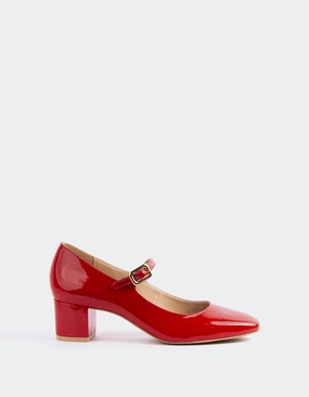 Rosalba Red Patent Mary Jane Earth Shoes