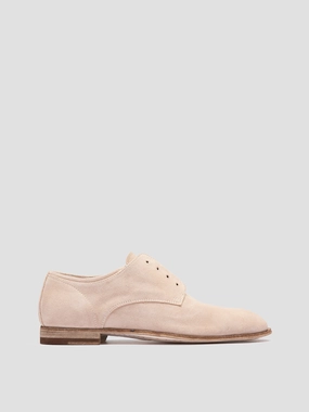 Twisted X Lace Up Shoes SOLITUDE 104 - Ivory Suede Derby Shoes