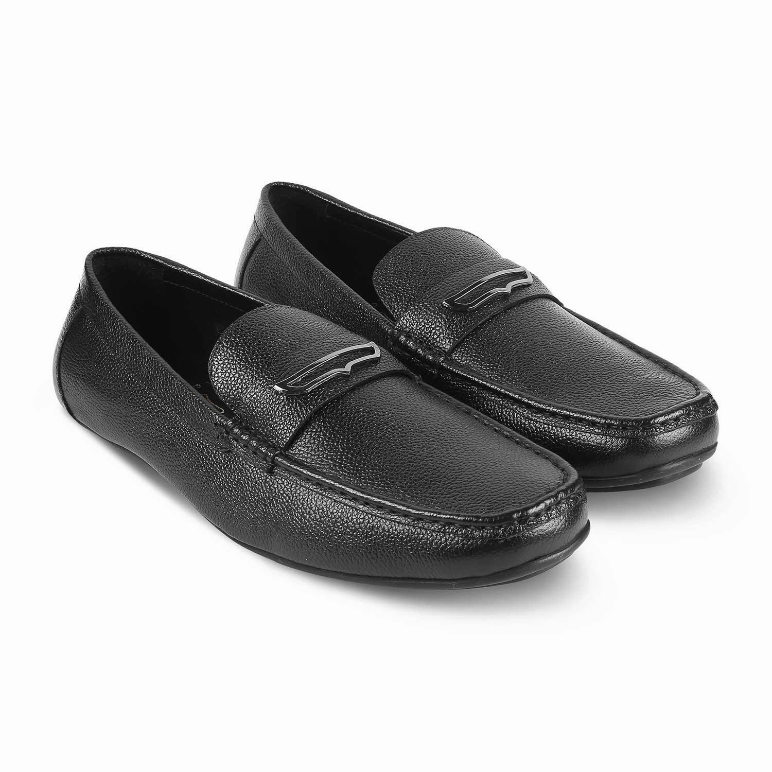 Loafers With High Heel The Odry Black Men's Leather Driving Loafers Tresmode