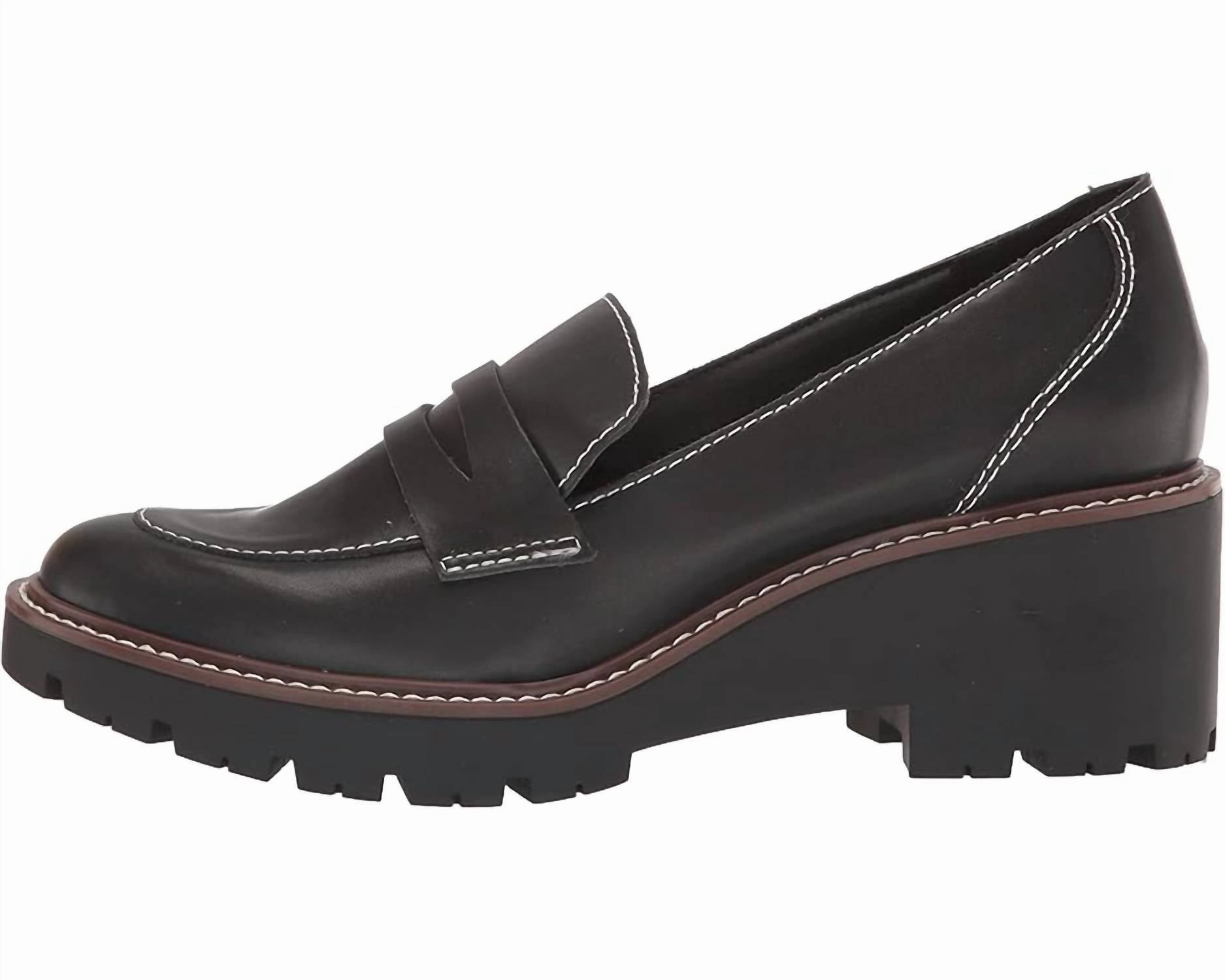 Women's Dulce Loafers In Black Leather / Calf Leather Allen Edmonds Loafers