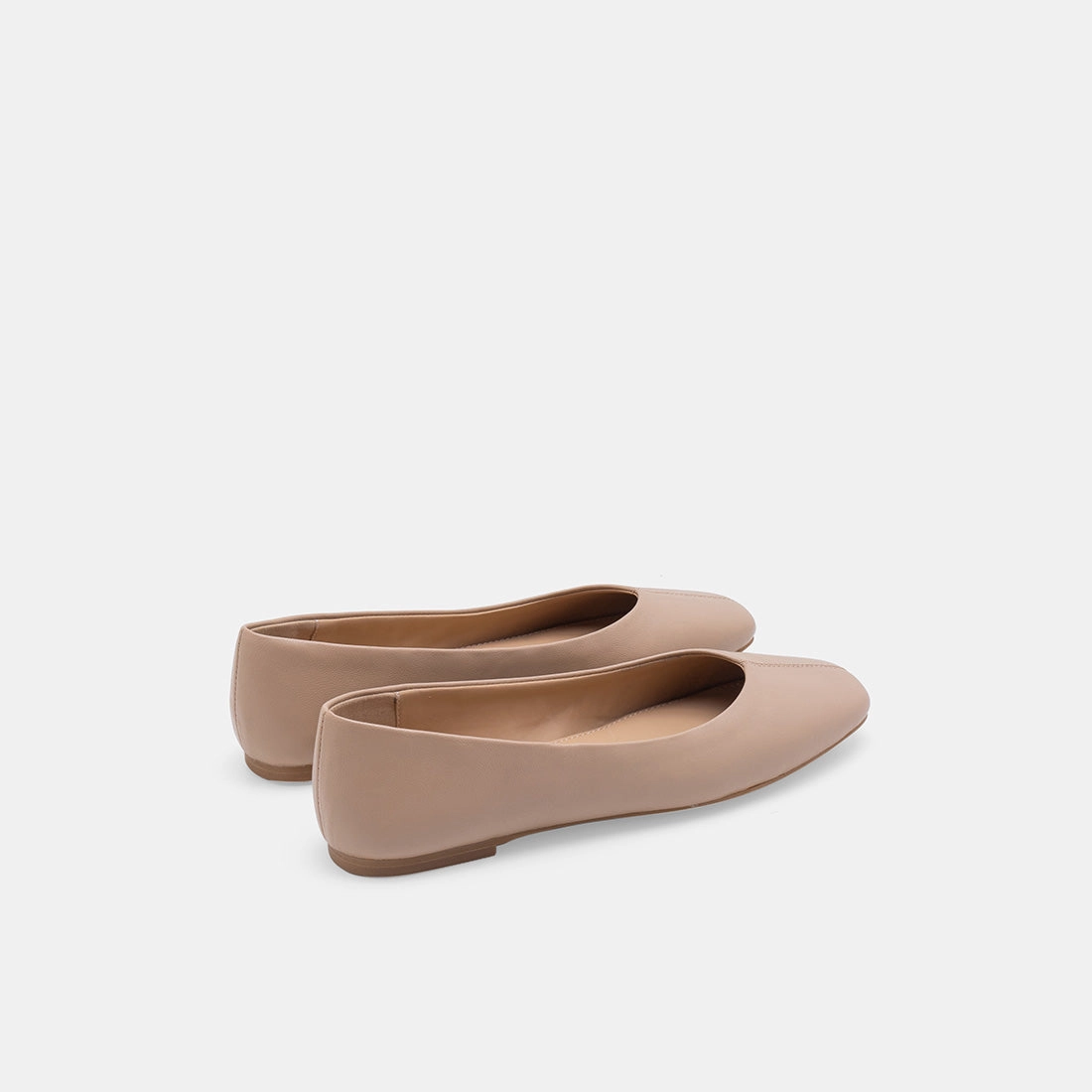 Imogen Leather Ballerina Flats Best Flat Bottom Shoes