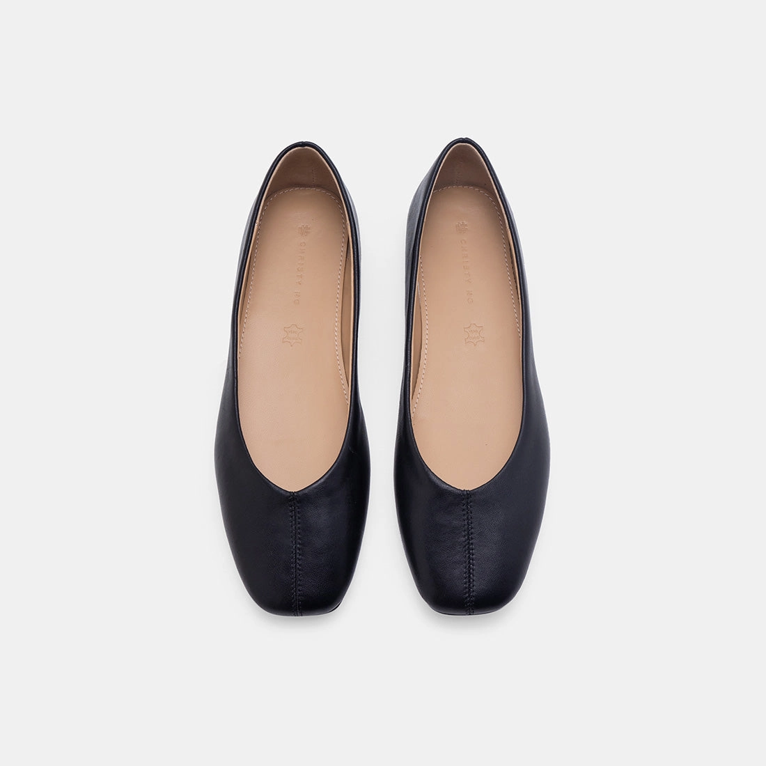 The Most Comfortable Flat Shoes Imogen Leather Ballerina Flats