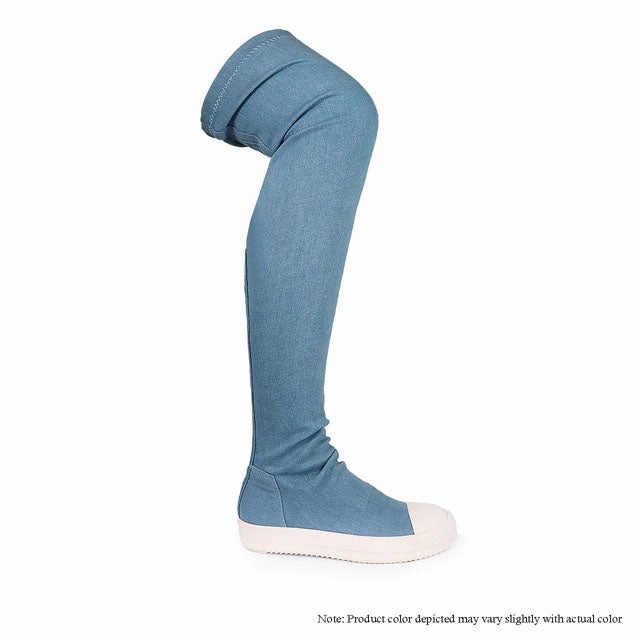 Aldo Knee High Boots WANNABE-1 Denim