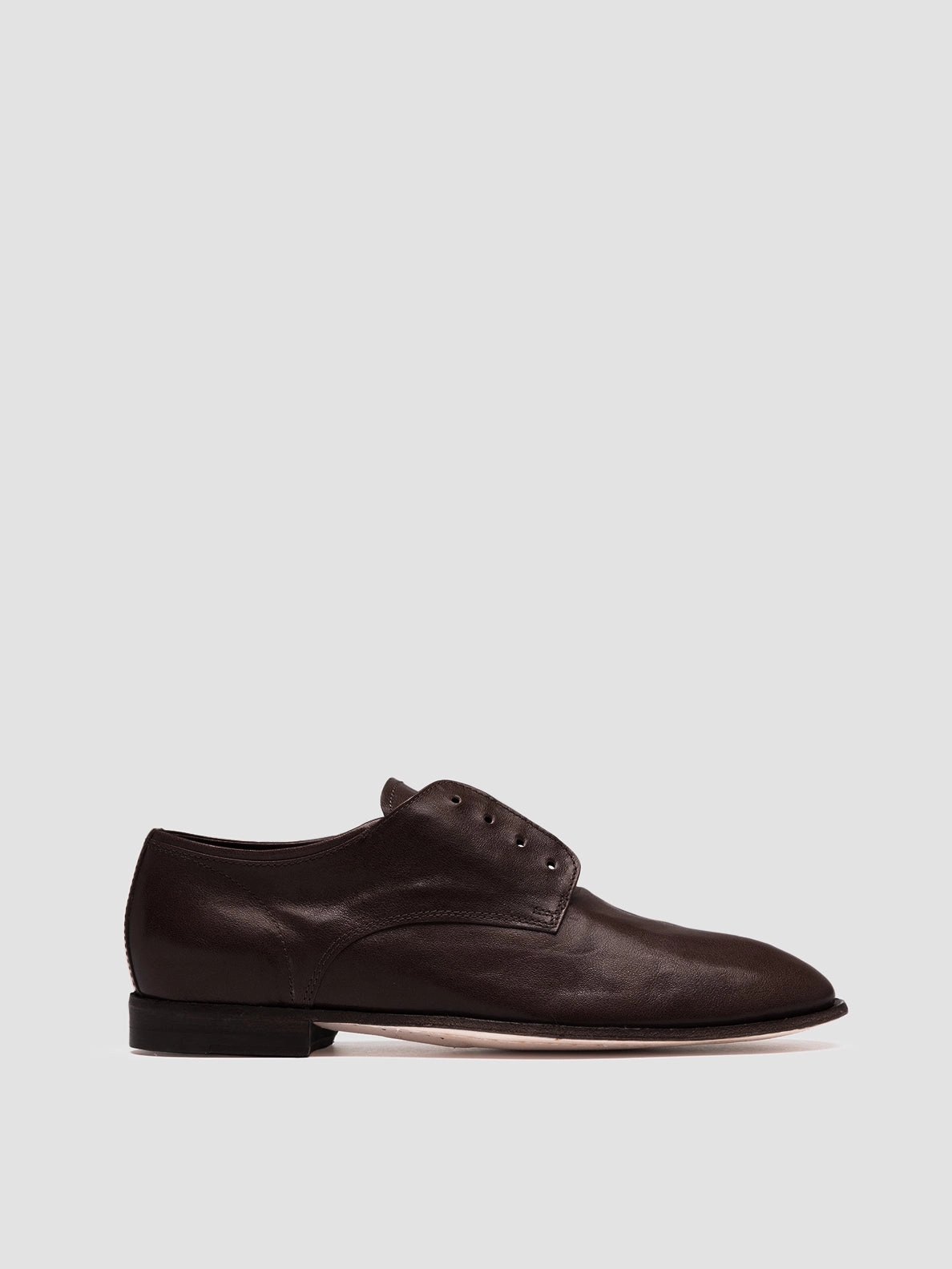 Rotten Closet Derby Shoes SOLITUDE 104 - Dark Brown Leather Derby Shoes