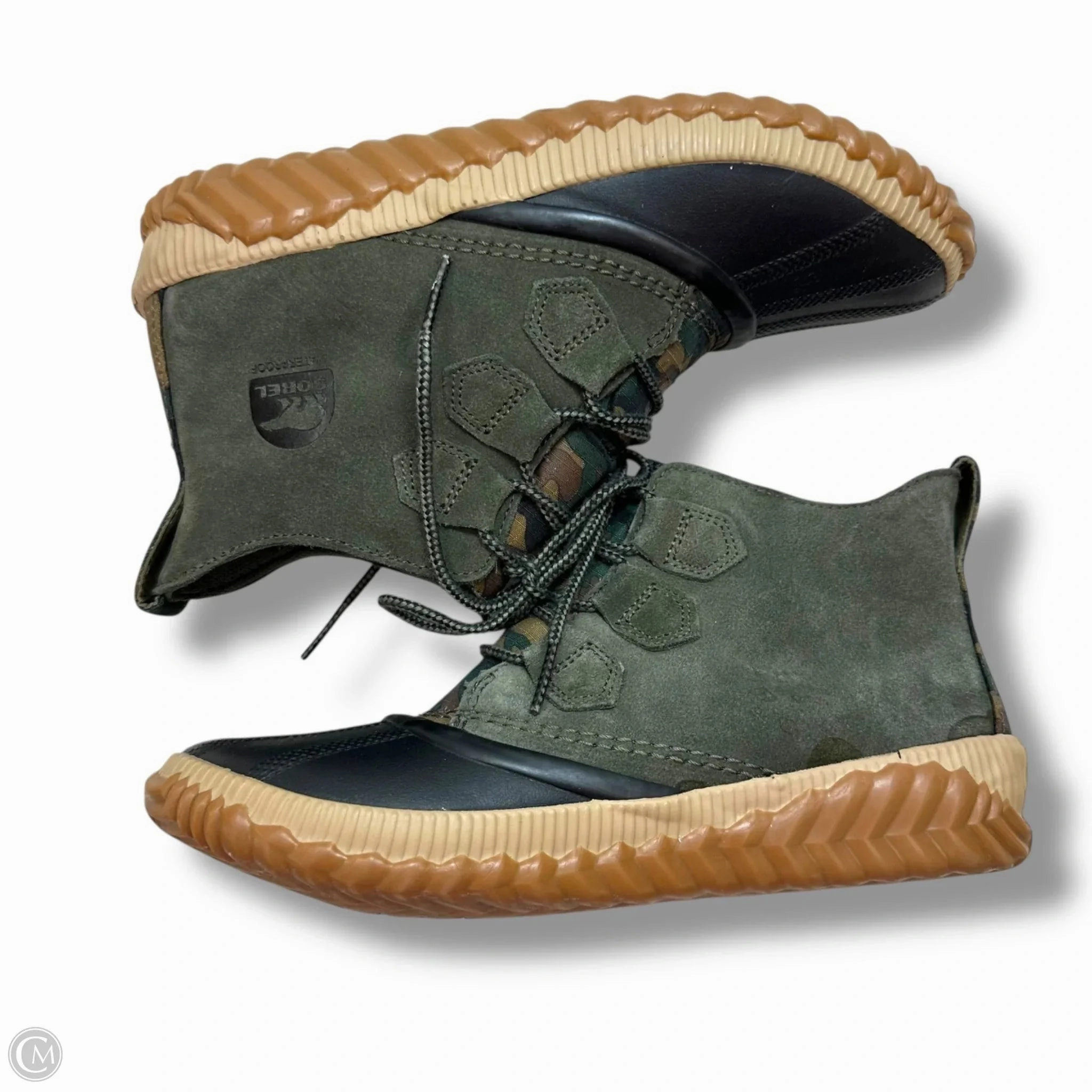 Half Calf Rain Boots Boots Rain By Sorel In Camouflage Print, Size: 9