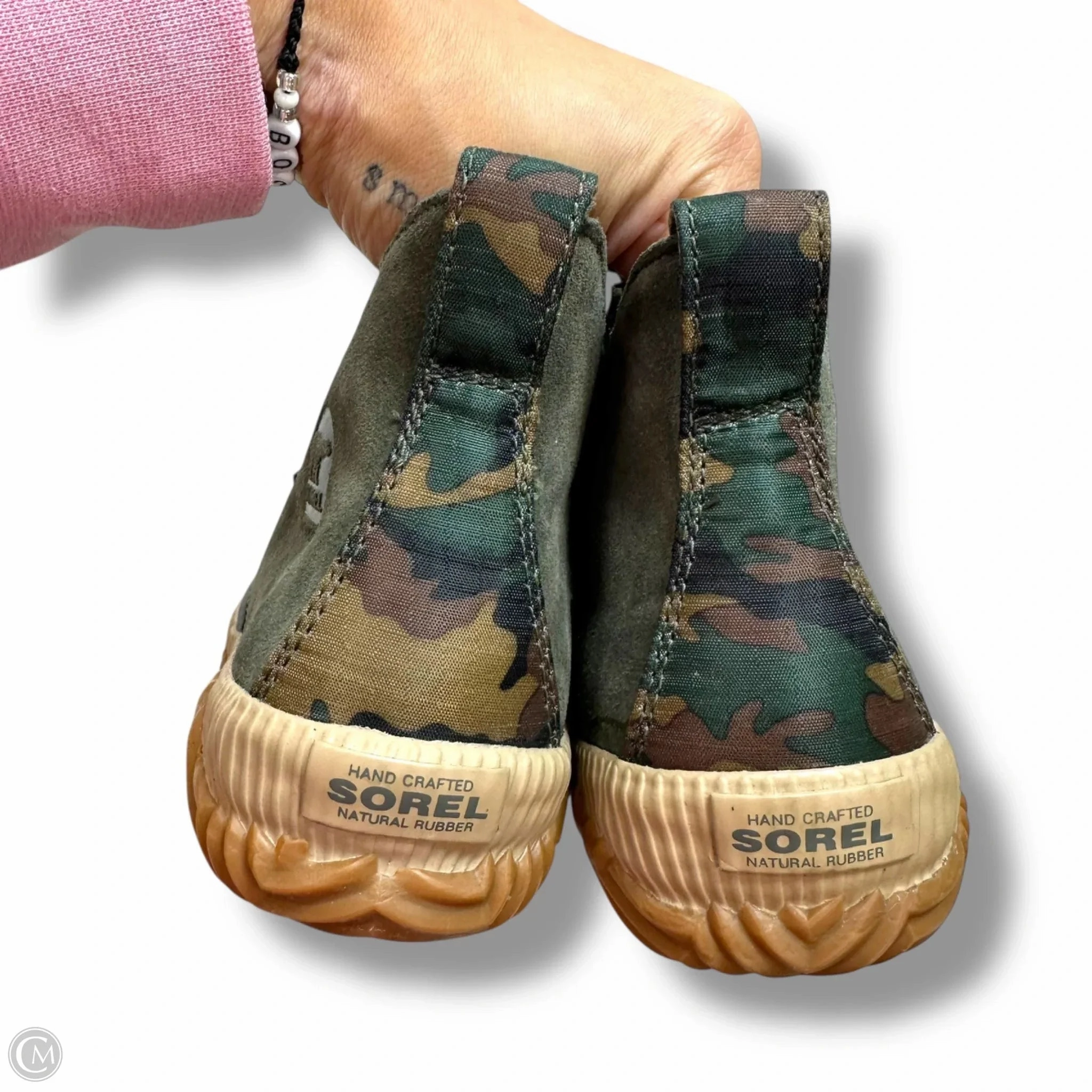Giraffe Rain Boots Boots Rain By Sorel In Camouflage Print, Size: 9