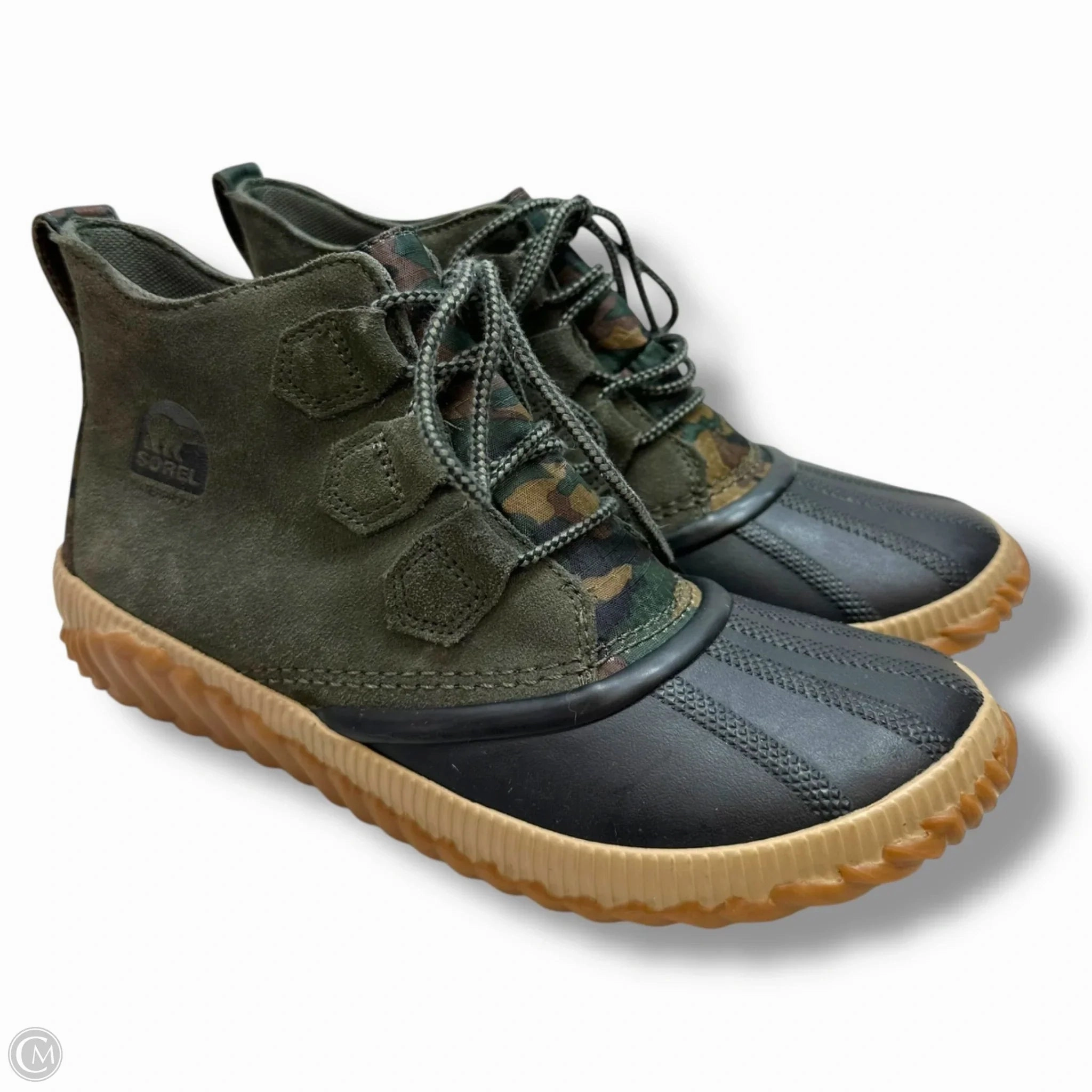 Muk Luks Rain Boots Boots Rain By Sorel In Camouflage Print, Size: 9