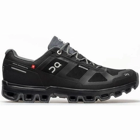 Men's On Cloudventure Waterproof, Black/Graphit, 8 D Medium Silicone Shoe Covers Waterproof