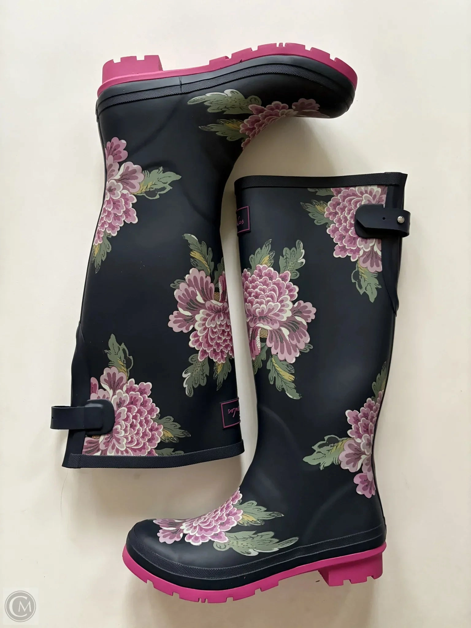Valentino Rain Boots Boots Rain By Joules In Floral Print, Size: 9