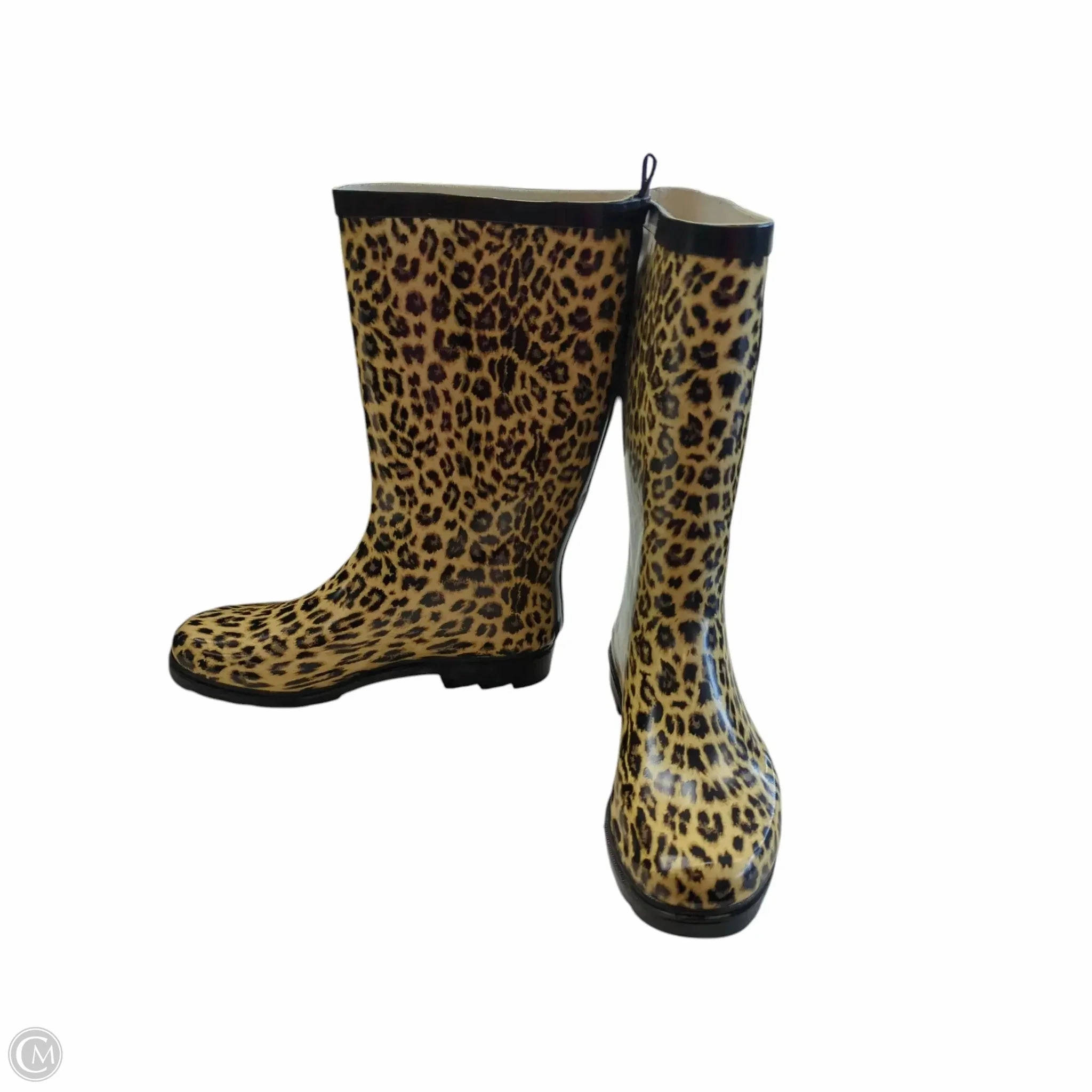 Original Tall Rain Boot Boots Rain By Clothes Mentor In Animal Print, Size: 8