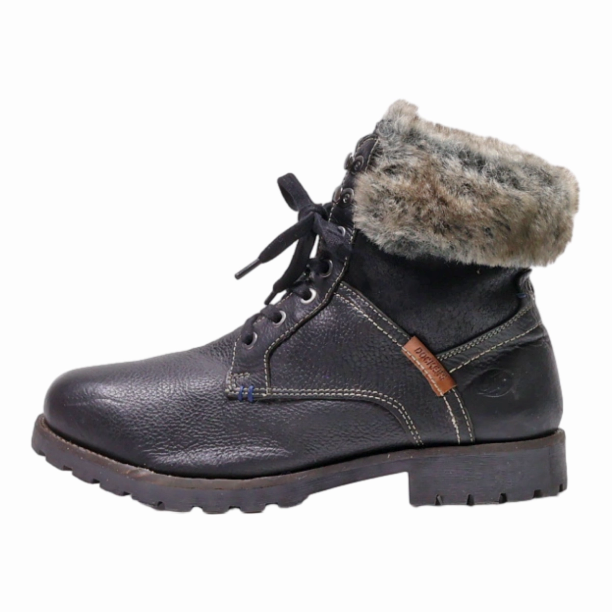 DOCKERS Snow Boots Black Synthetic Womens UK 8 Sorel Snow Angel Waterproof Winter Boots