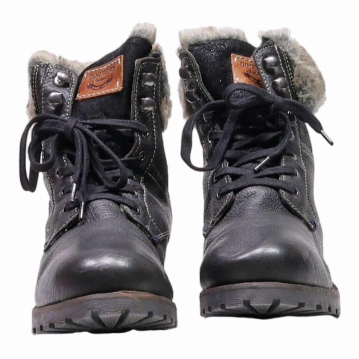 Little Dog Snow Boots DOCKERS Snow Boots Black Synthetic Womens UK 8