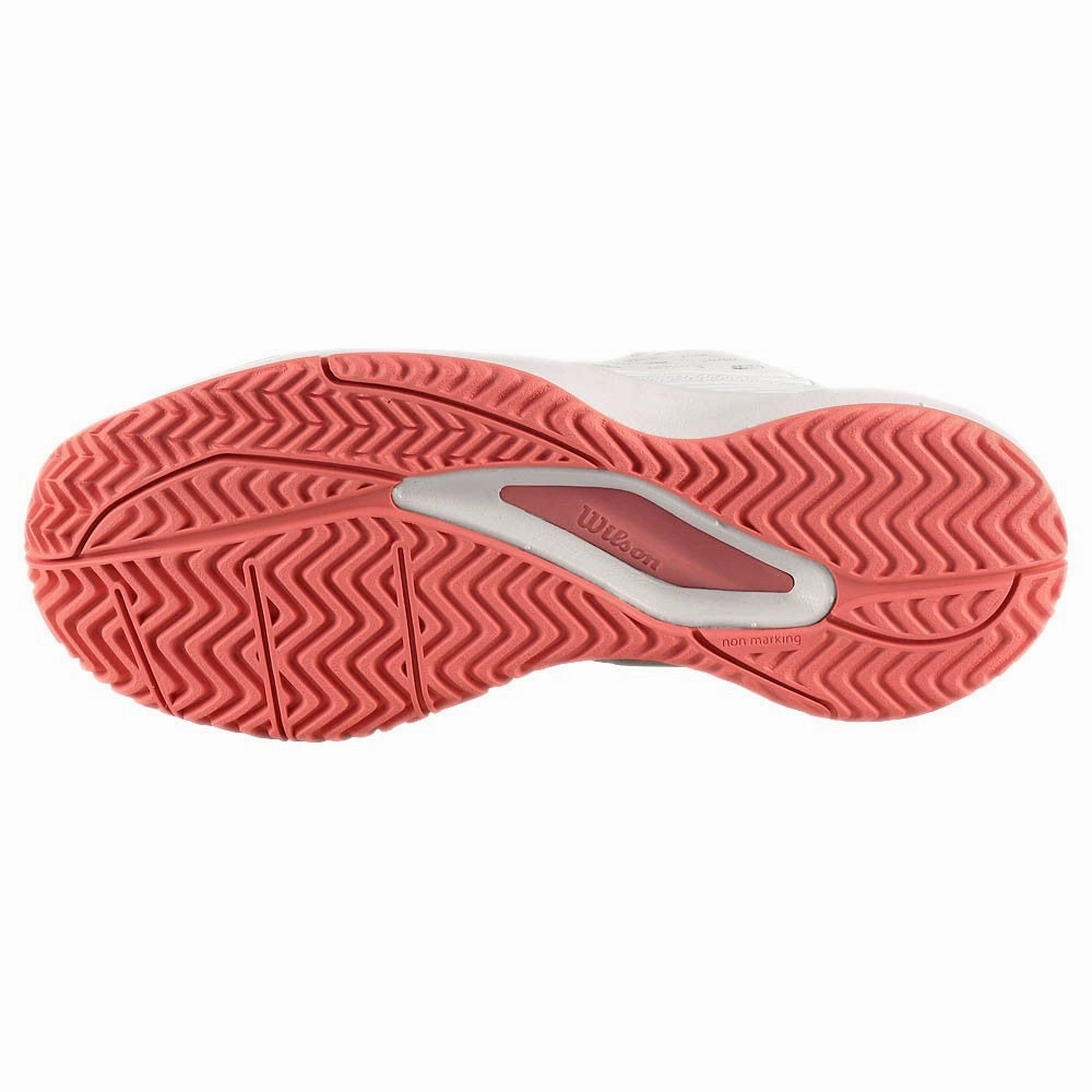 Wilson Junior Rush Pro Ace - White/Mauve Glow Wave Enforce Tour Ac Tennis Shoe