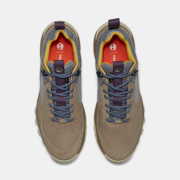 Timberland Mt Maddsen Peak Low Waterproof Hiking Boot Medium Beige Mesh/Grey Men'S Hiking Boots 10.5