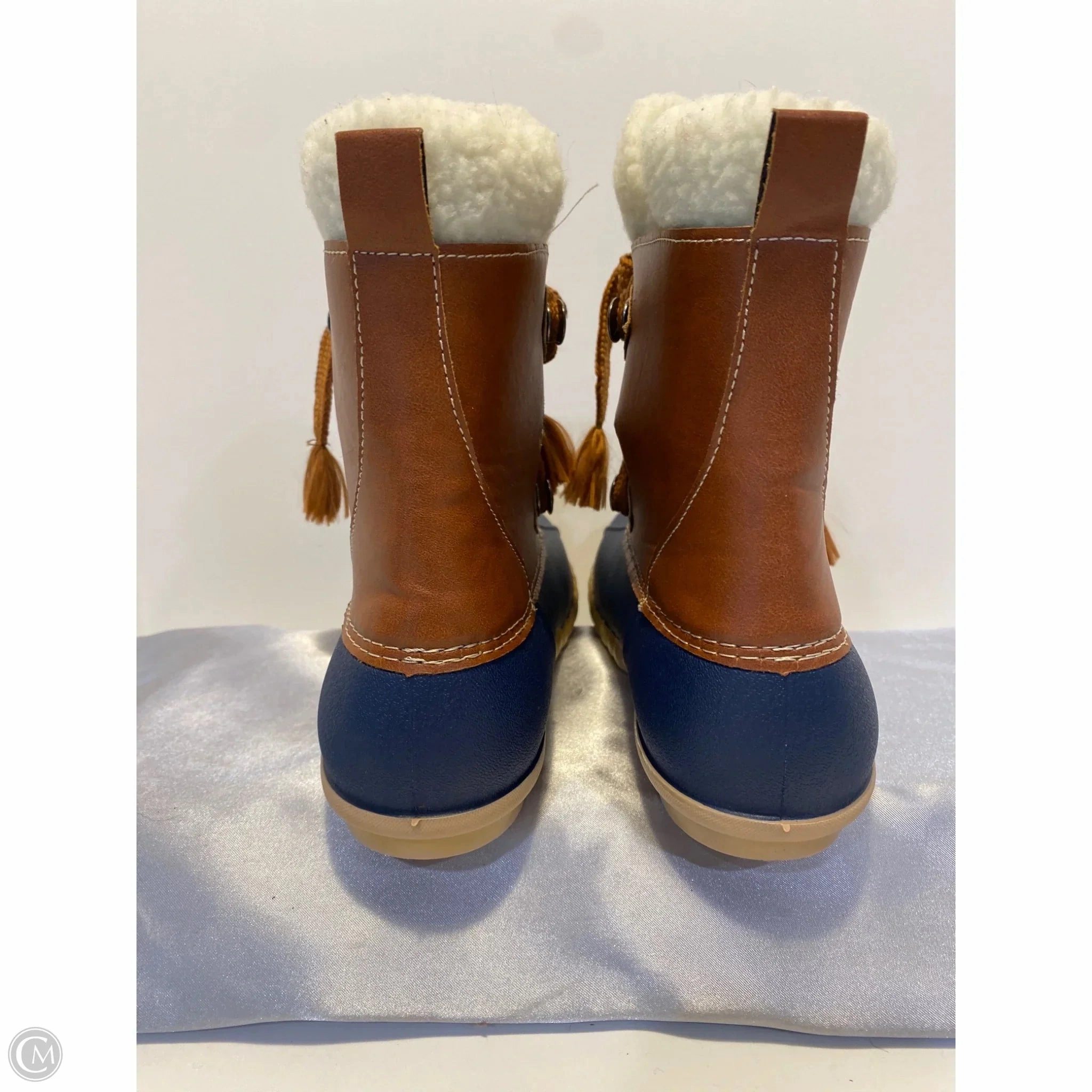 Aldi Rain Boots Boots Rain By Clothes Mentor In Navy, Size: 10