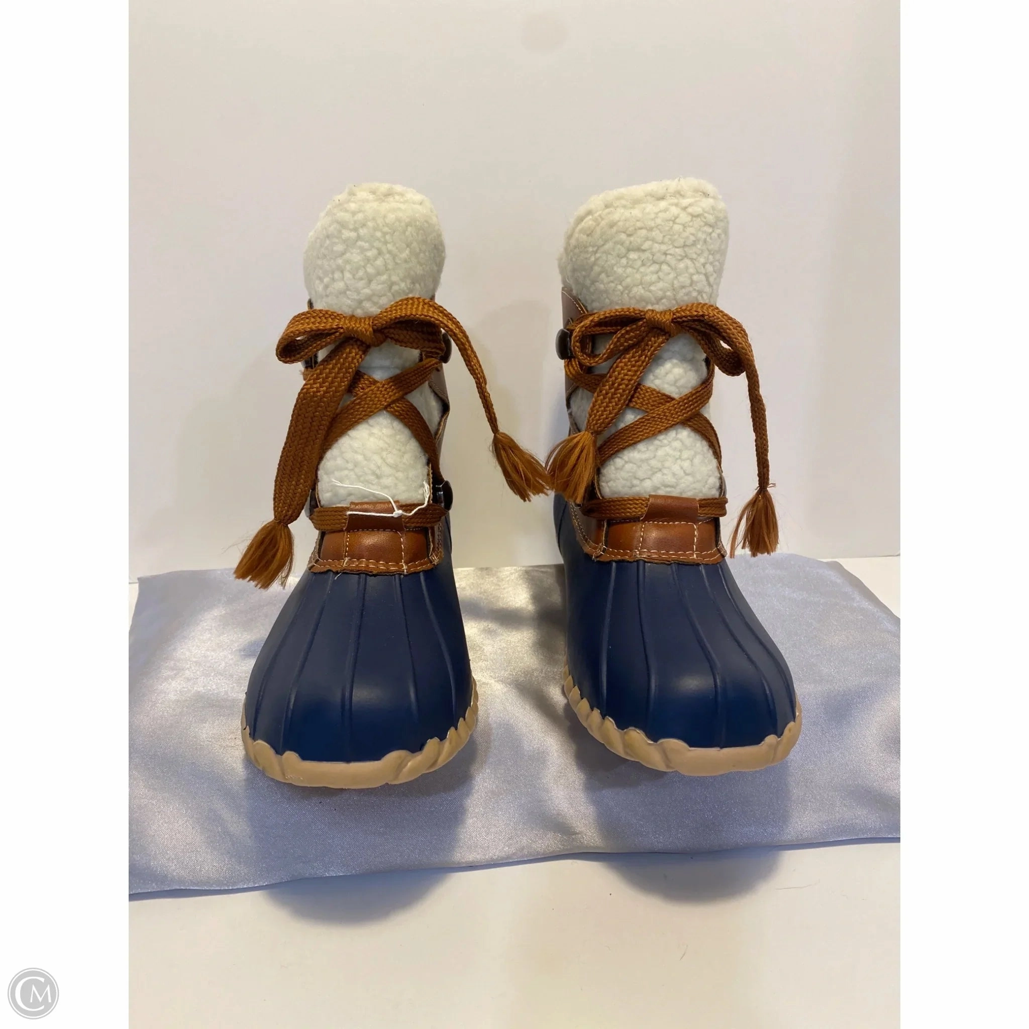 Raina Boots Boots Rain By Clothes Mentor In Navy, Size: 10