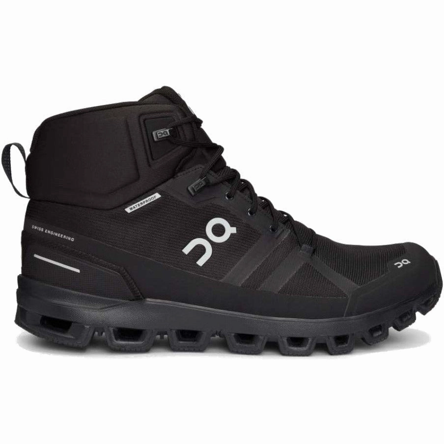 Men's On Cloudrock Waterproof, All Black, 10 D Medium Best Leather Shoe Waterproofer