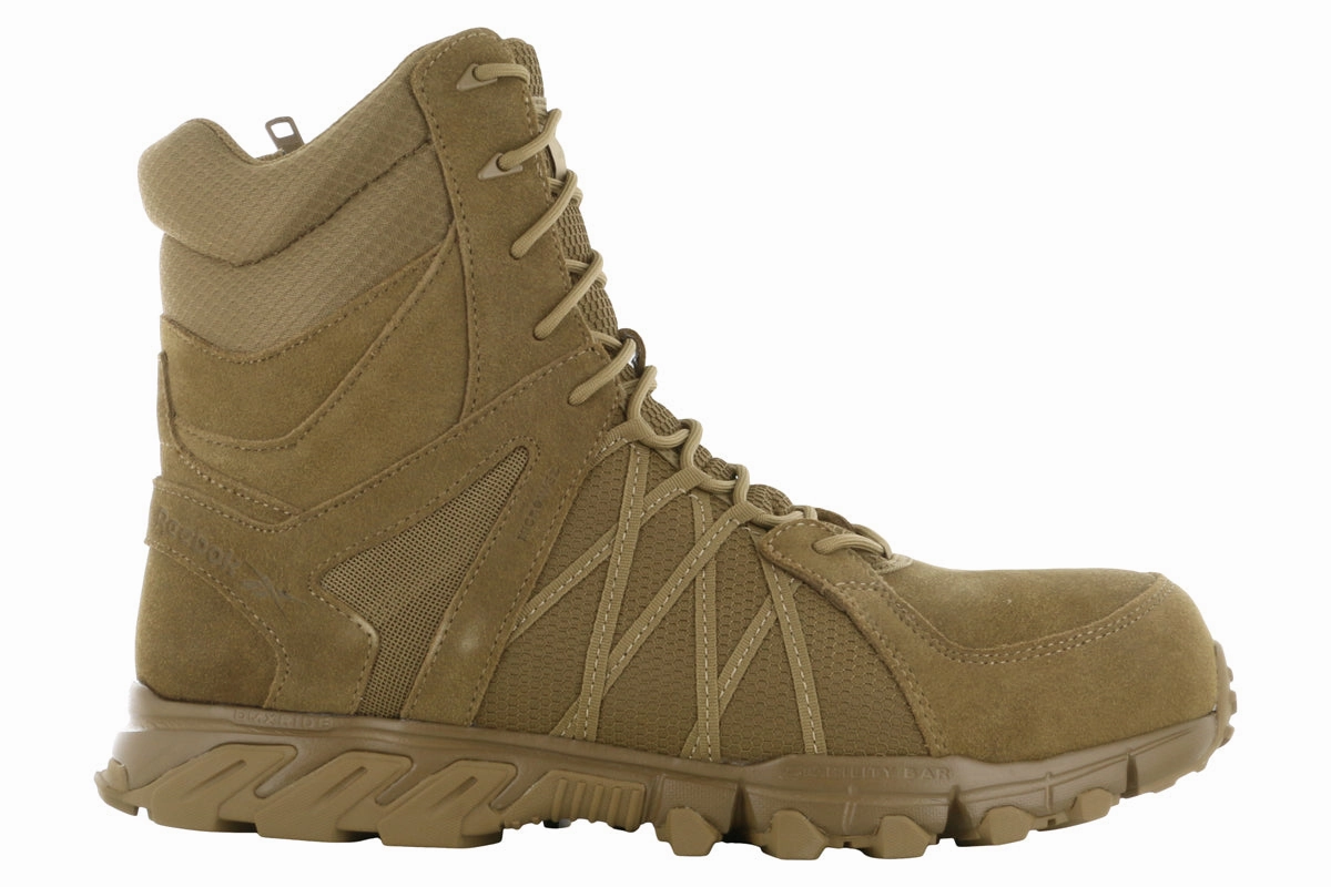 Combat Size Wide Reebok Trailgrip Composite Toe Side Zip Tactical Boot