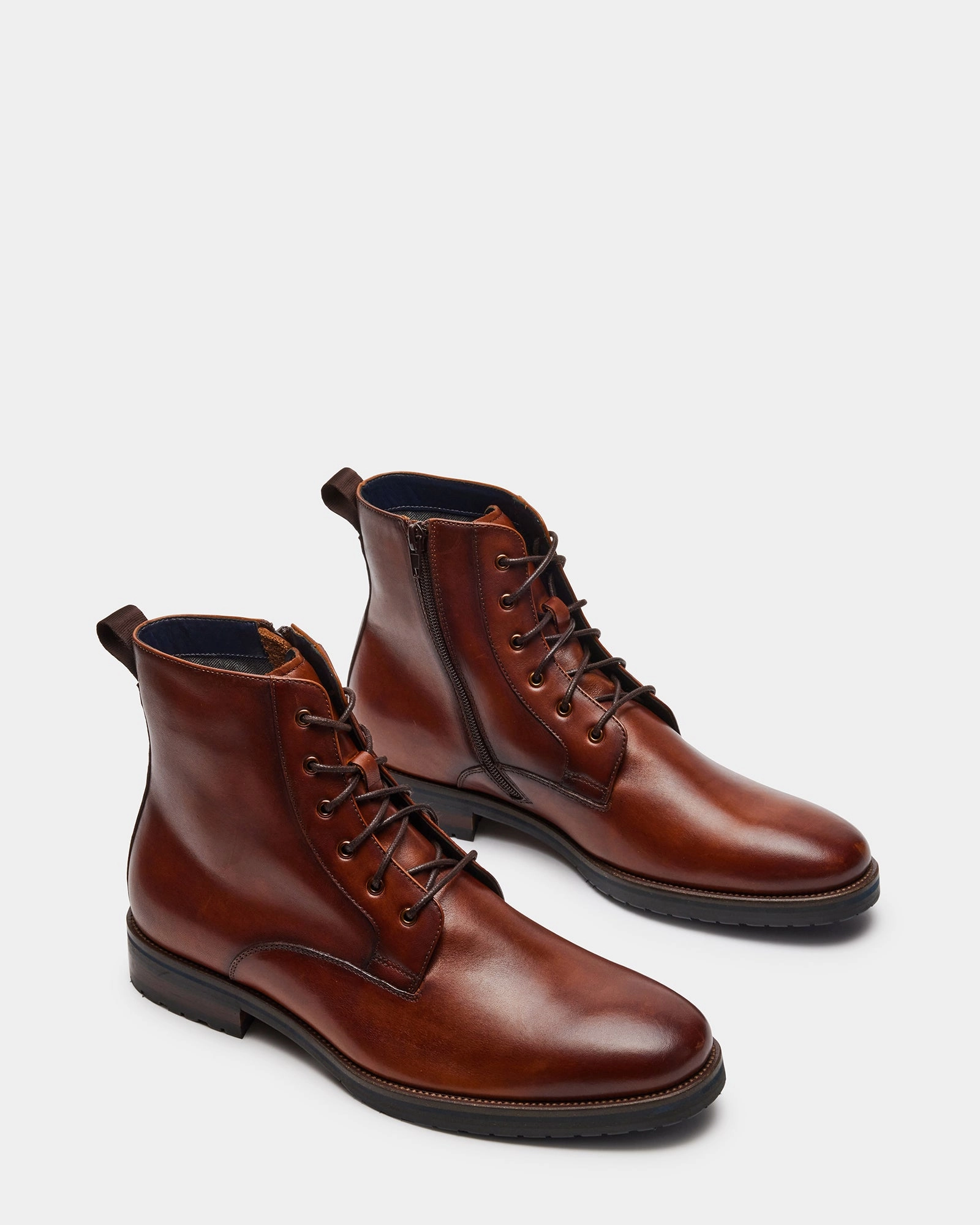 SIXTET TAN LEATHER Badass Combat Boots