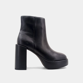 Leather Heeled Chelsea Boots VIOLET