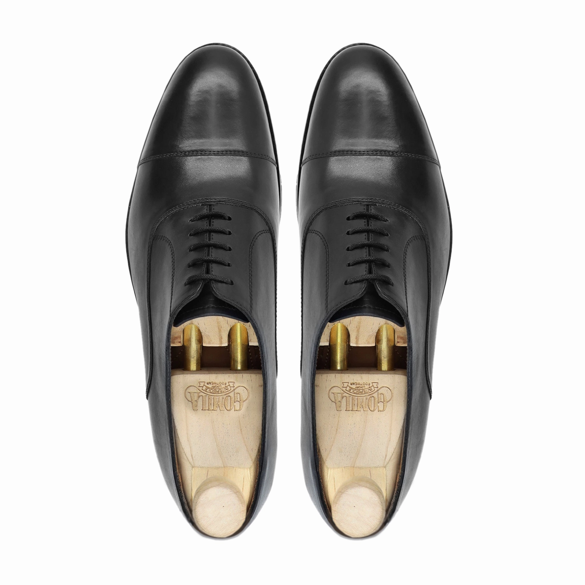 Derbies Or Oxfords Westminister - Men's Black Calf Leather Oxford Shoe