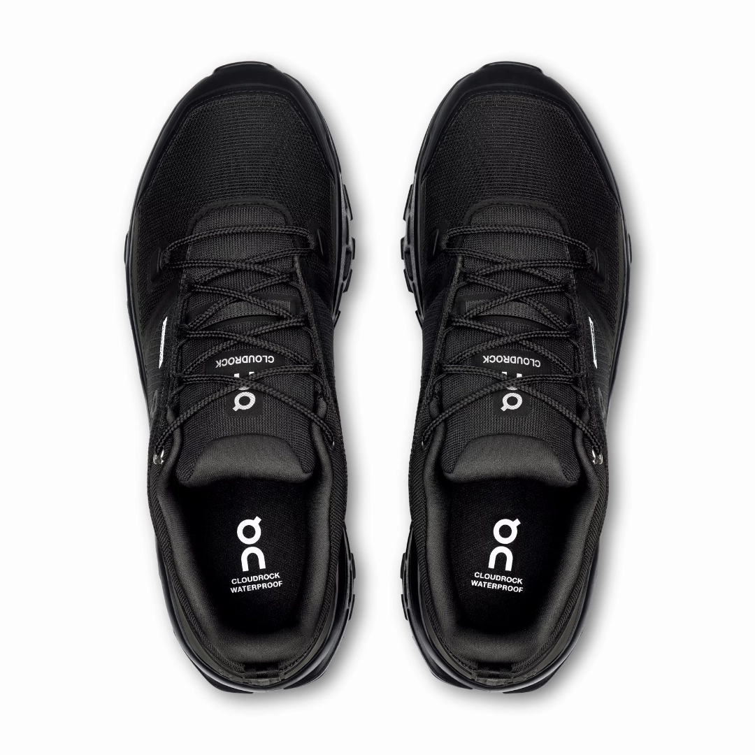 ON Mens Cloudrock Low Waterproof - Walking Cloud Waterproof Shoes