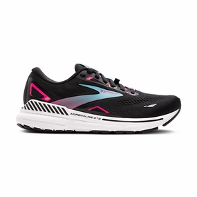 WOMEN'S ADRENALINE 23 GTX - B - 082 BLACK/KNOCKOUT PINK/AQUA Ult-trn Low Shoe
